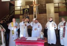 Misa en el Hogar de Cristo de Mar del Plata