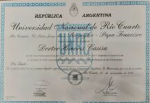 Papa Francisco | La Universidad Nacional de Río Cuarto le otorga el Doctorado Honoris Causa